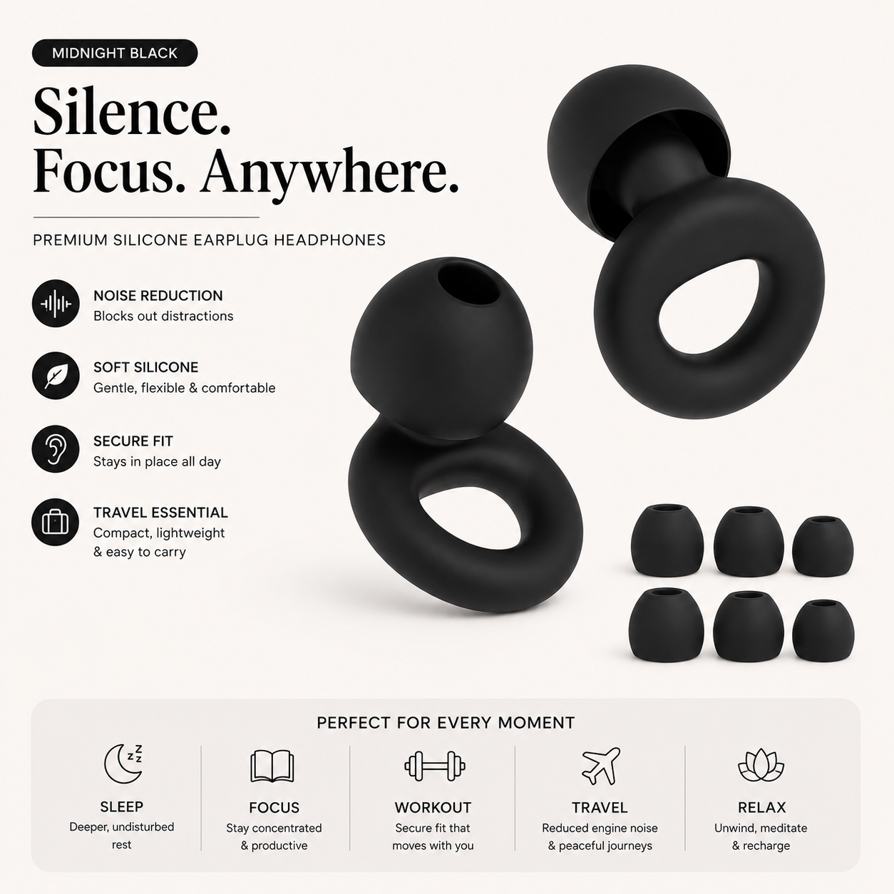 High-Fidelity Sleep Earplugs