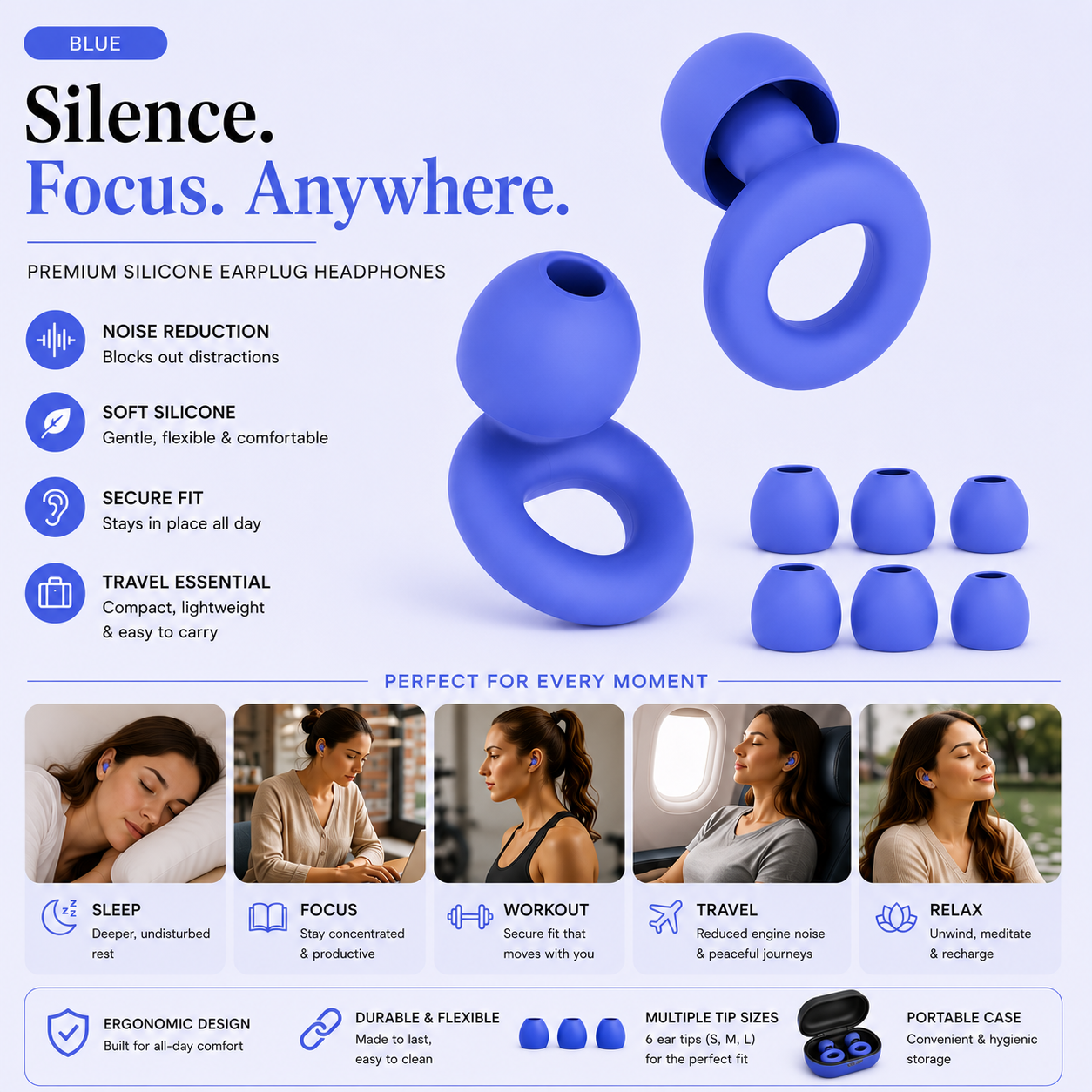 High-Fidelity Sleep Earplugs