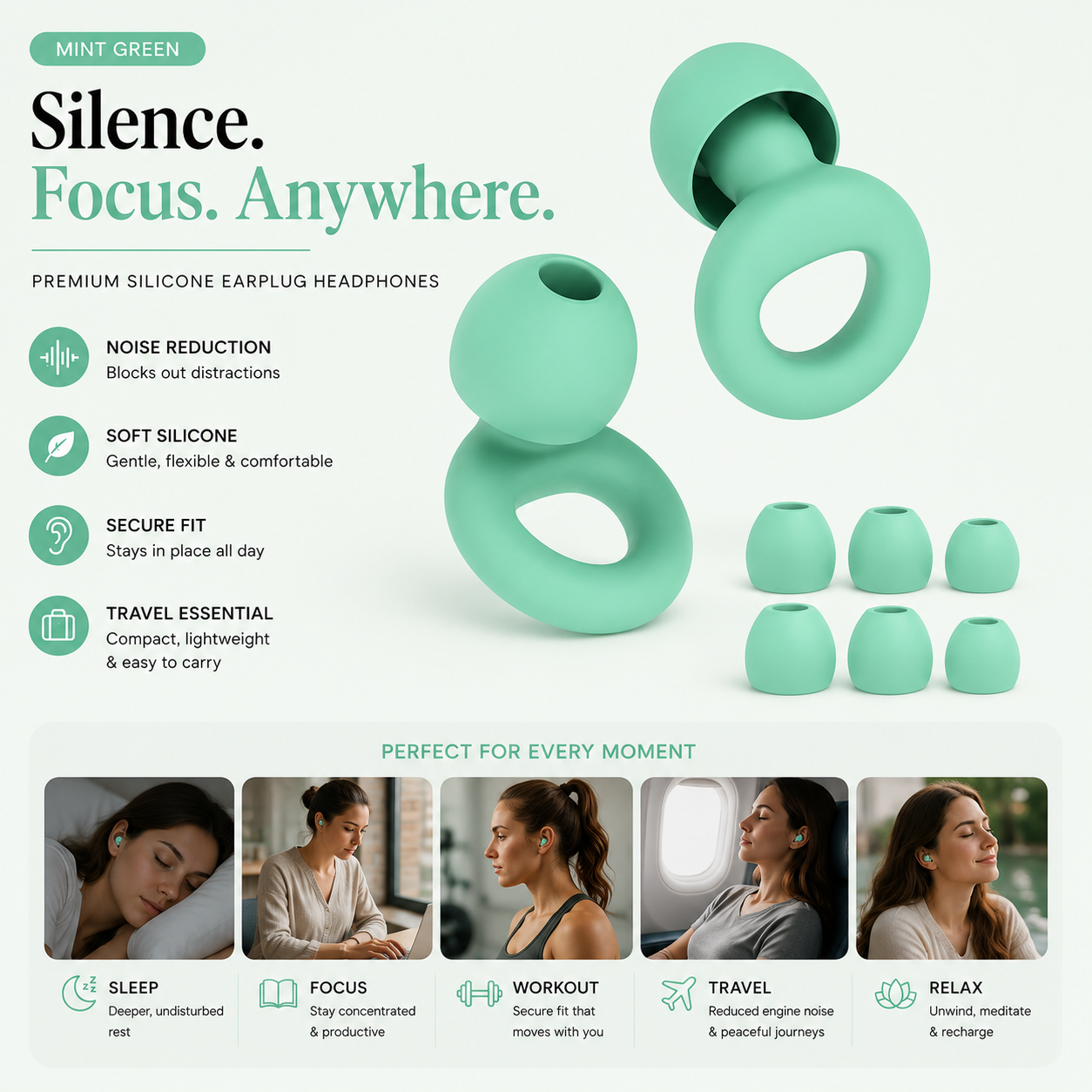 High-Fidelity Sleep Earplugs