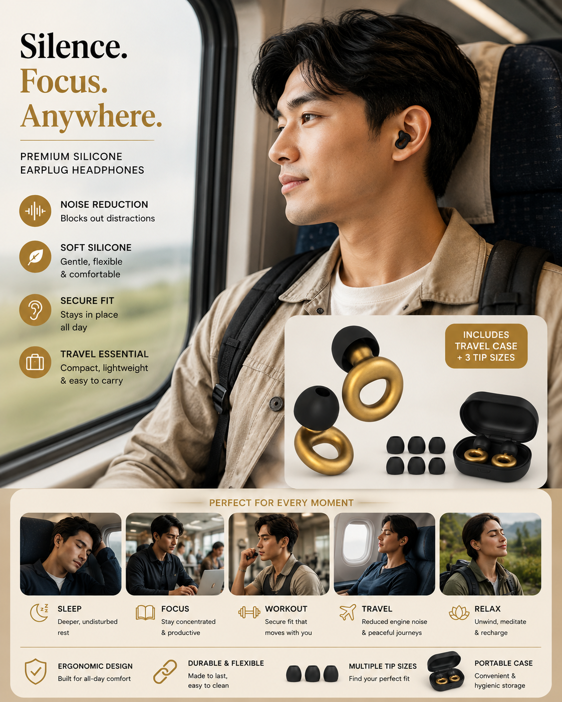 High-Fidelity Sleep Earplugs
