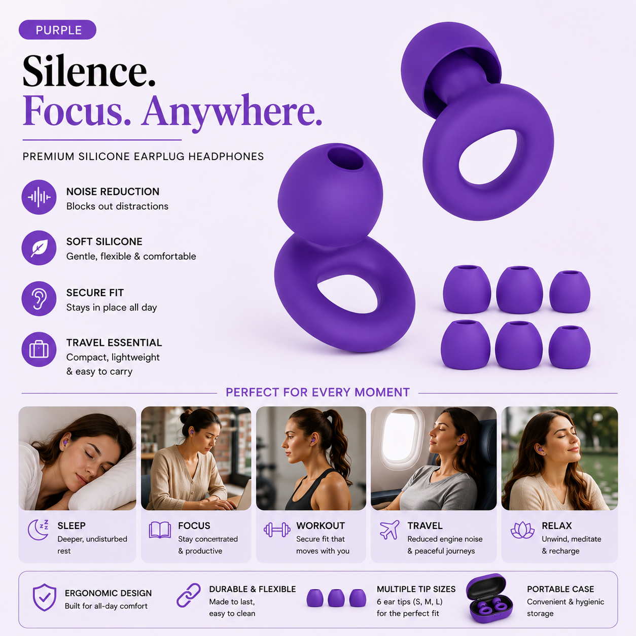 High-Fidelity Sleep Earplugs