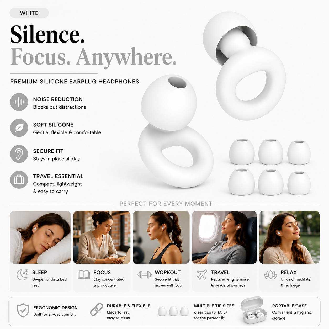 High-Fidelity Sleep Earplugs