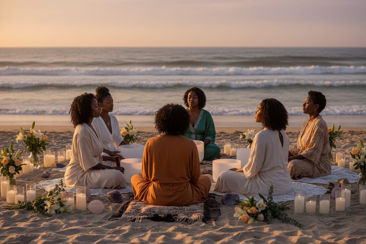 Pop-up Sound Bath on Beach